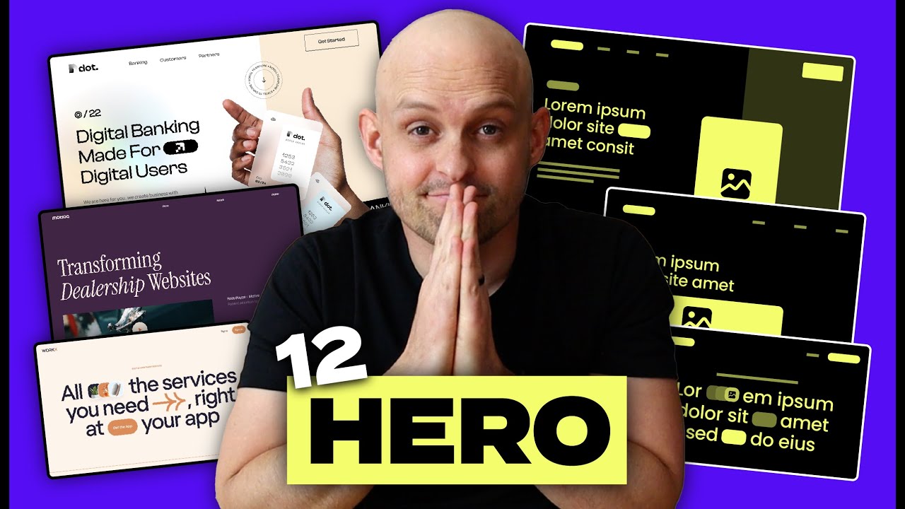 12 NEW HERO LAYOUTS YOU CAN STEAL