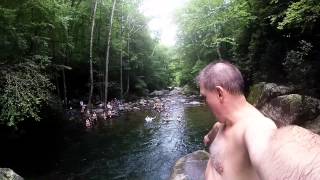 preview picture of video 'Jumping with the GoPro at the Midnight Swimming Hole'