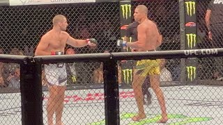 ALEX PEREIRA KNOCKS OUT SEAN STRICKLAND LIVE AT UFC 276!!! LIVE CROWD REACTS!!!!