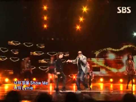 Kim Tae woo & Lyn - When i say ya, you say yeah @ SBS Inkigayo 인기가요 091129