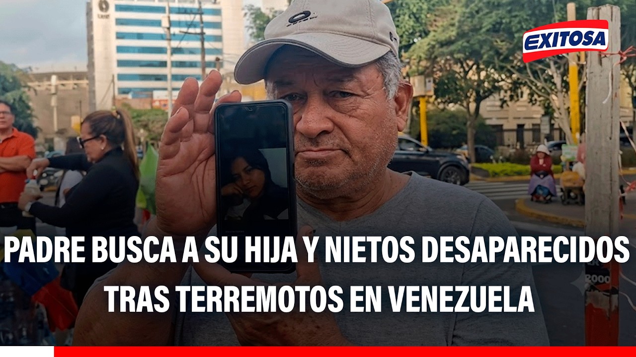 🔴🔵 Padre venezolano pide ayuda para encontrar a su hija y cuatro nietos tras terremoto
