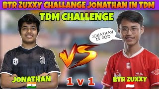 Download lagu JONATHAN vs BTR ZUXXY 1v1 Tdm Challange Jonathan D... mp3