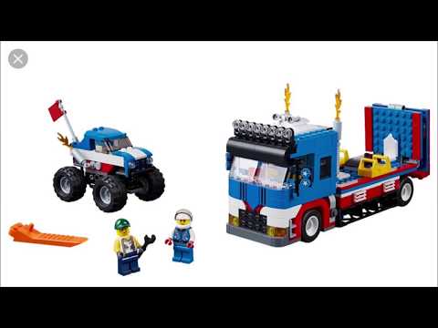 LEGO 31085 Mobile Stunt Show, additional MOC monster truck