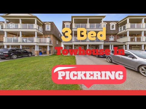 3 Bedroom Freehold Townhouse For Sale In Pickering
