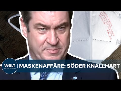 MASKENAFFÄRE: "Vorwürfe gegen Sauter gefährden Demokratie und CSU!" - Markus Söder I WELT Dokument