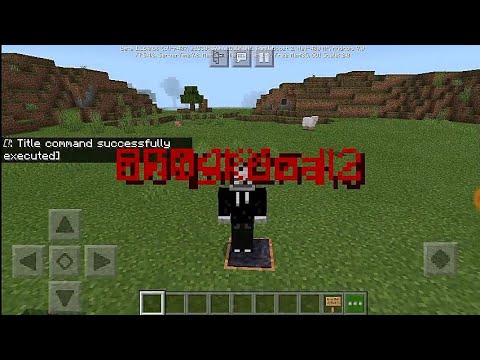 OblivionKris - Minecraft tutorial | How to make a glitch text