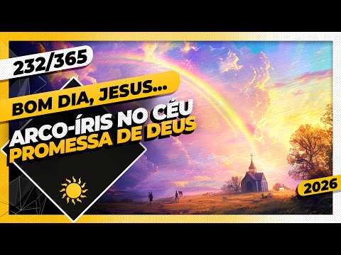 ARCO-ÍRIS NO CÉU: PROMESSA DE DEUS – Bom dia, Jesus! 232/365 (2026)