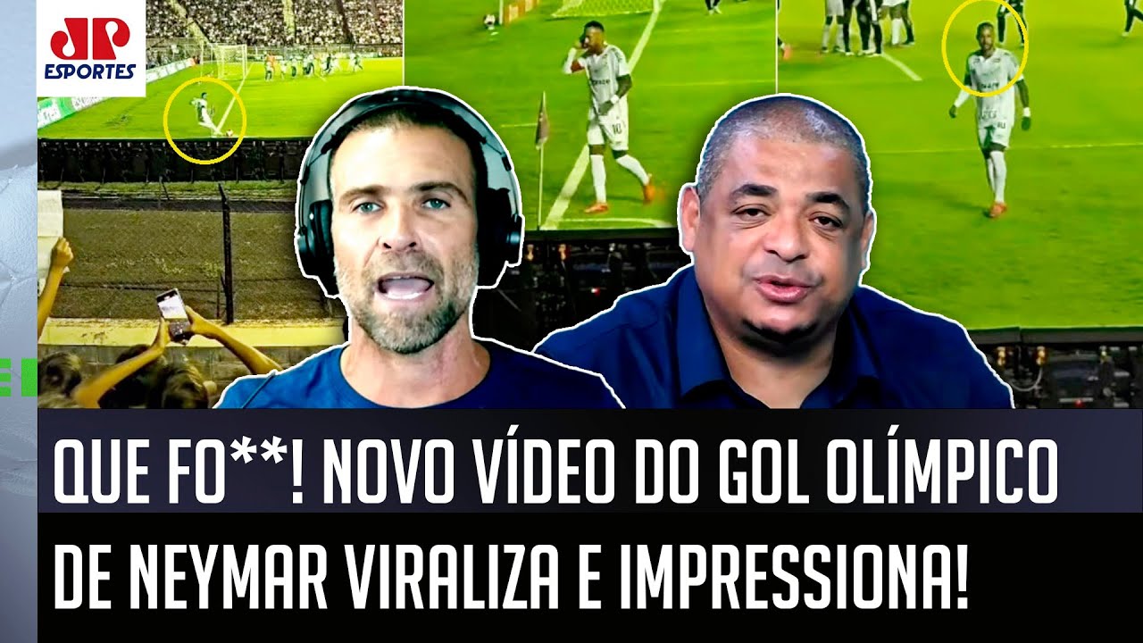 "OLHA ISSO! É SENSACIONAL! Esse VÍDEO MOSTRA que o Neymar foi..." GOL OLÍMPICO no Santos IMPRESSIONA