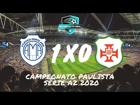 MONTE AZUL 1X0 PORTUGUESA SANTISTA GOLS CAMPEONATO PAULISTA SÉRIE A2 2020
