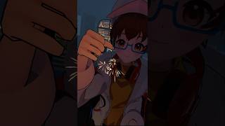 【VRChat】夏の終わりに花火のプレゼント🎆 #shorts #vrchat #vrc #vtuber #個人vtuber #バズれ #夏休み #花火