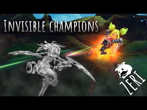 Zeri's Q against INVISIBLE Champions