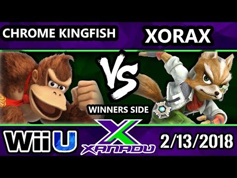 S@X 241 - Chrome Kingfish (Donkey Kong) Vs. Xorax (Fox) - SSB4 Winners Bracket - Smash Wii U