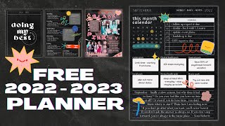 β¨ FREE HYPERLINK 2022-2023 PLANNER β¨ | GoodNotes 5 π | Digital Planning Made Easy |