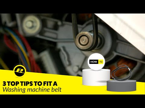 replace washing machine belt