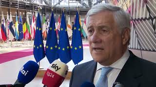 Antonio Tajani at Foreign Affairs Council Ukraine & Lebanon Updates | Amaravati Today