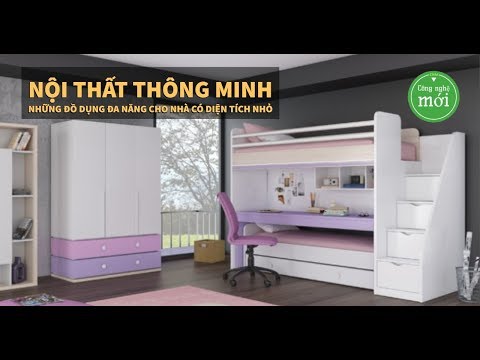 NỘI THẤT THÔNG MINH – Những đồ dùng đa năng cho nhà có diện tích nhỏ