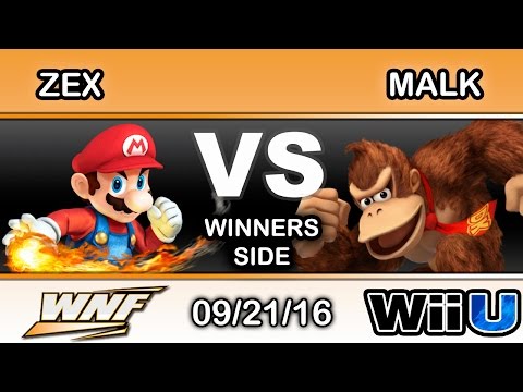 WNF 3.8 - NME | Zex (Mario) Vs. Malk (Donkey Kong) Winners Side - Smash Wii U