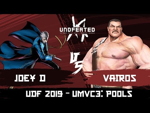 Joey D vs Vairos - UDF 2019: UMvC3 Pools - Losers Finals