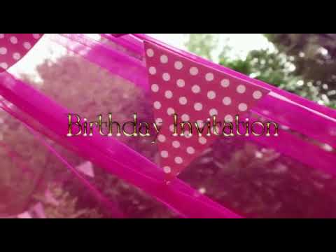 Shatakshi First Birthday Invite