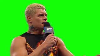 Cody Rhodes "ENOUGH" green screen