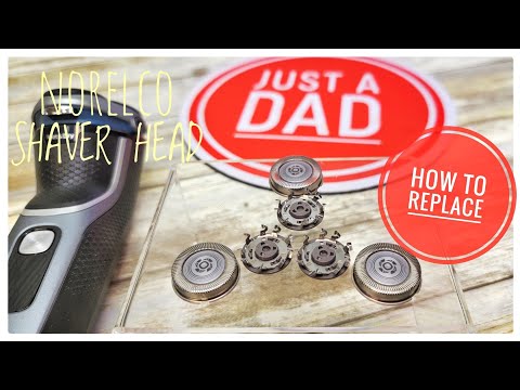 How To Replace The Cutter Heads Phillips Norelco Electric Shaver Series 3000, 2000, 1000 Click Type