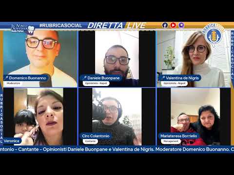 Diretta * Live - Ospite Ciro Colantonio - Cantante