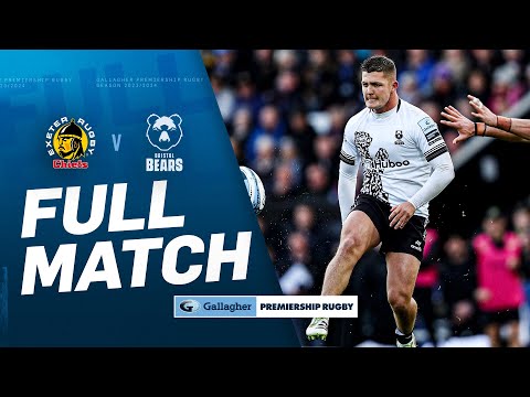 Exeter v Bristol - FULL MATCH | Chiefs Go Top! | Gallagher Premiership 23/24