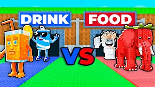 FOOD vs DRINK In Steal A Brainrot!!
