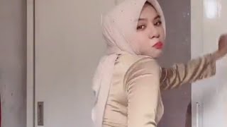 Tik Tok Hijab Dress Satin Hot
