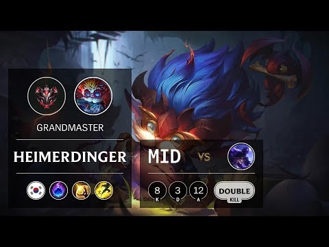 Heimerdinger Mid vs Ryze - KR Grandmaster Patch 9.22