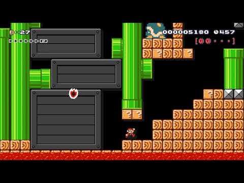 Super Mario Maker ⚡️ Volcano Caves ⚡️ by Fulmaren