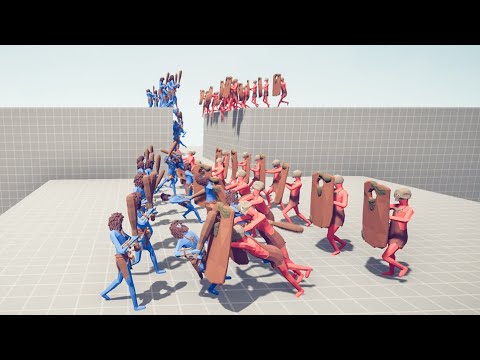 Tribal Team vs Every Unit - Totally Accurate Battle Simulator TABS