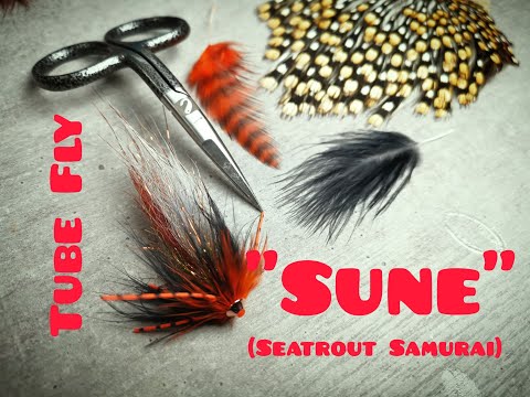 Sune Tube Fly (Tied as a Seatrout Samurai! Tutorial, SBS, How to tie a tube fly.