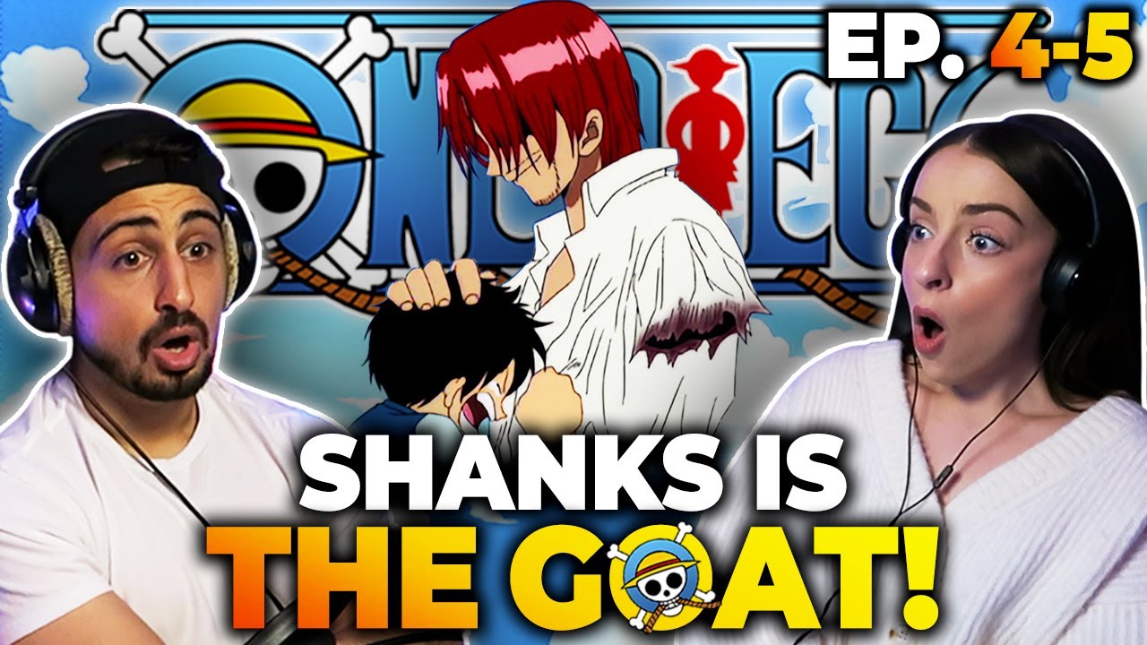 Shanks is the GREATEST! 😭 *ONE PIECE* Episodes 4-5 REACTION!