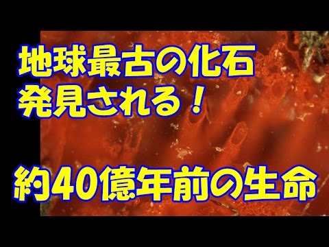 最古の生命の痕跡が確認される
