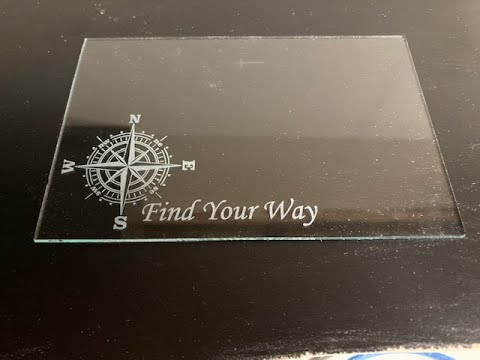 How to Laser engrave on Glass with Diode Laser