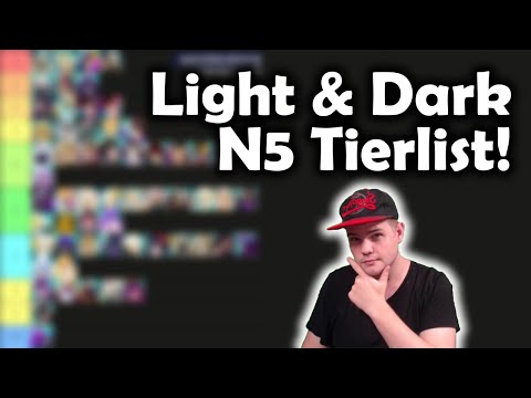 Light & Dark Nat 5 Tier list! TIMESTAMPS! - My opinion! - Uncut video - Summoners War