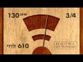 130 BPM 3/4 Wood Metronome HD
