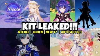 Genshin 6.6 Leaks: Nicole is Bennett-Tier, Anemo Girl REPLACES Venti, Lohen Hexerei Artifacts & More