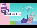 Einrad fahren, pupsen, Konfettikanone & mehr | Geschichten mit Elefant und Hase | Der Elefant | WDR