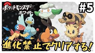 【縛りプレイ】ホワイトを進化禁止でクリアする5【ポケモンBW】
