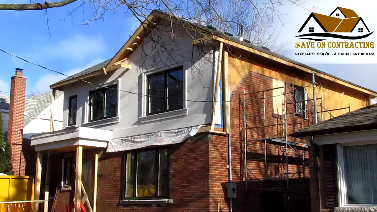 Etobioke Rear and 2nd Floor Major Renovation - Insulation and Exterior Work In Progress