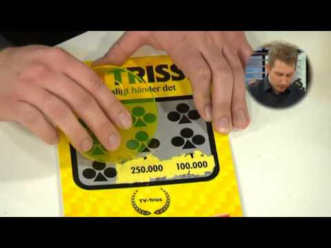 Patric Eriksson skrapar Triss - Nyhetsmorgon (TV4)
