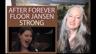 Voice Teacher Reaction to After Forever Strong - Floor Jansen LIVE