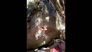 Video thumbnail of Orange Fever stand start, V7. Yosemite Valley