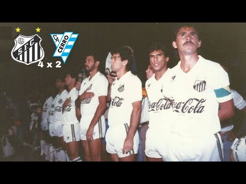 Santos 4 x 2 Cerro (URU) - 29/11/1988 - Estreia de Sócrates no Santos - Melhores Momentos
