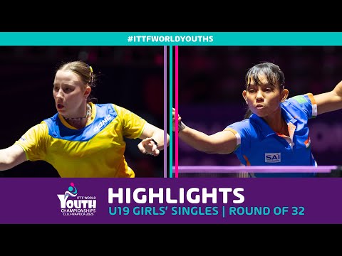 Veronika Matiunina vs Syndrela Das | U19 GS - R32 | #ITTFWorldYouths 2025