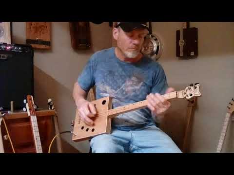 6 Classic Rock Riffs on 3 String Cigar Box Guitar