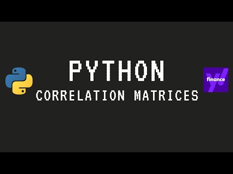 The Correlation Matrix In Python Using Pandas