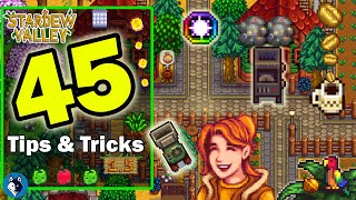 45 Helpful Tips and Tricks - Updated Stardew Valley 1.5 Tips